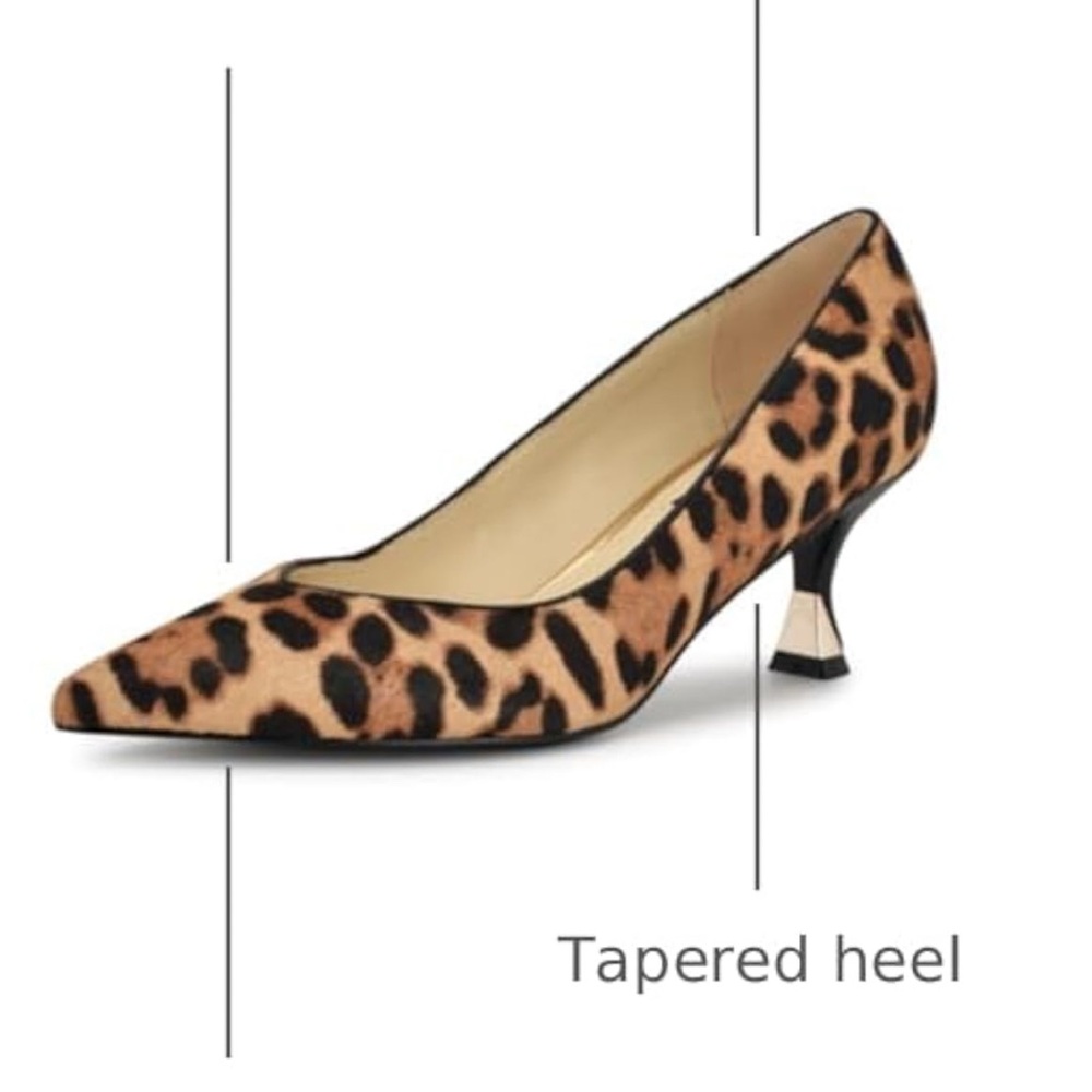 Nine West Ariel’s Leopard Print Pointed Toe Kitten Heel Pumps - Women - Picture 3 of 11